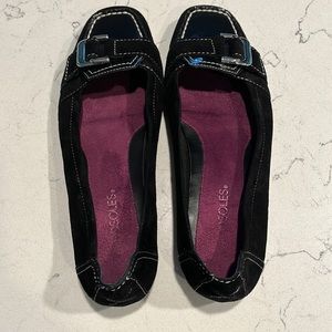 Black aerosols loafers